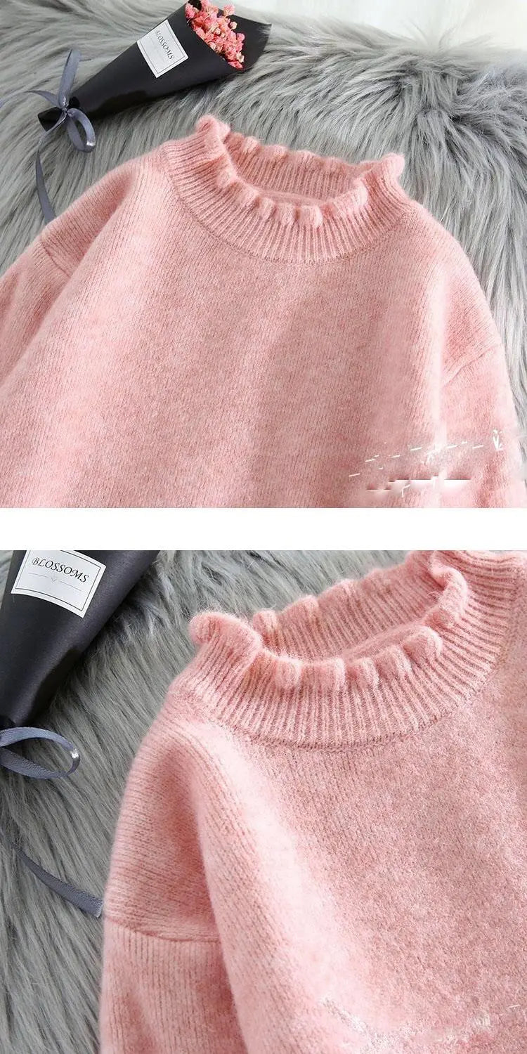 Spliced Lace Sweater