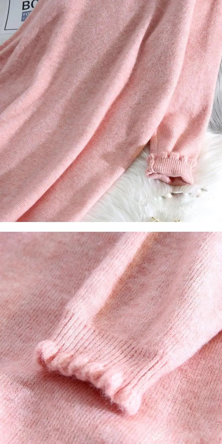 Spliced Lace Sweater